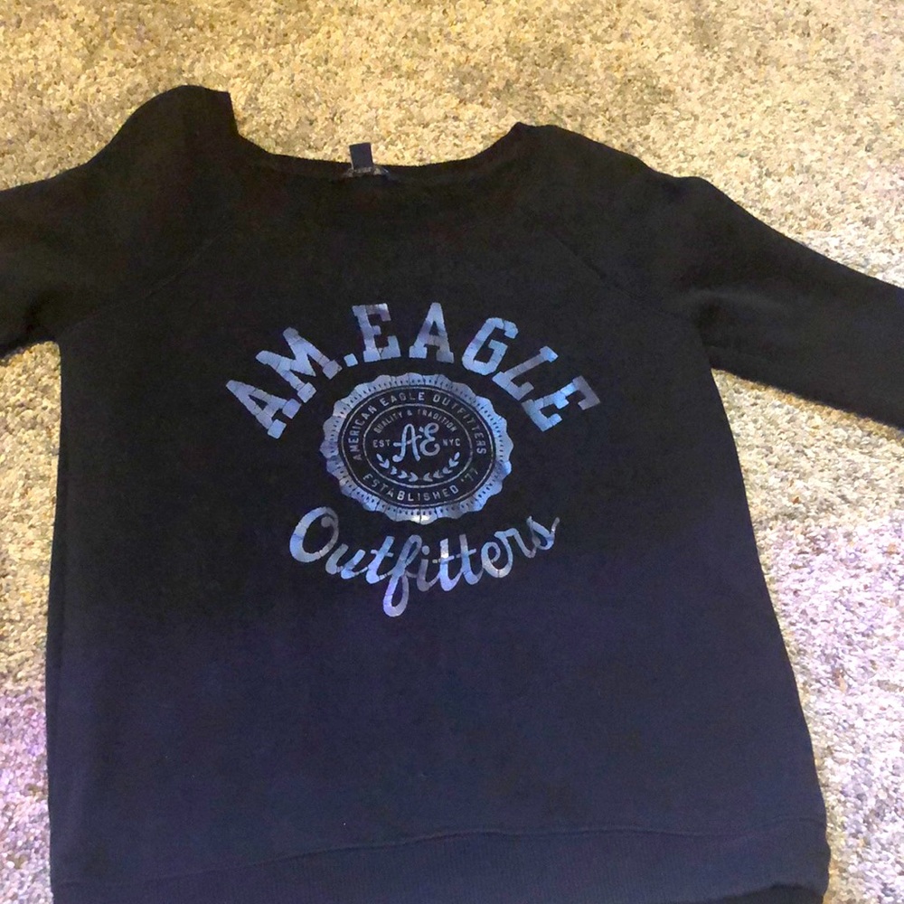 Black crew neck